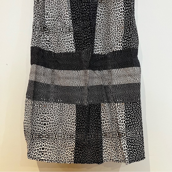 Marciano by Guess Los Angeles black and White print animal dress - Picture 5 of 9